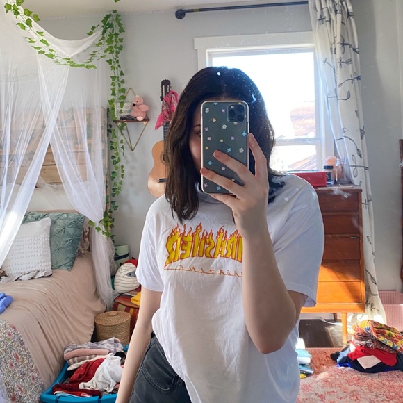 white trasher t-shirt - Picture 2 of 4